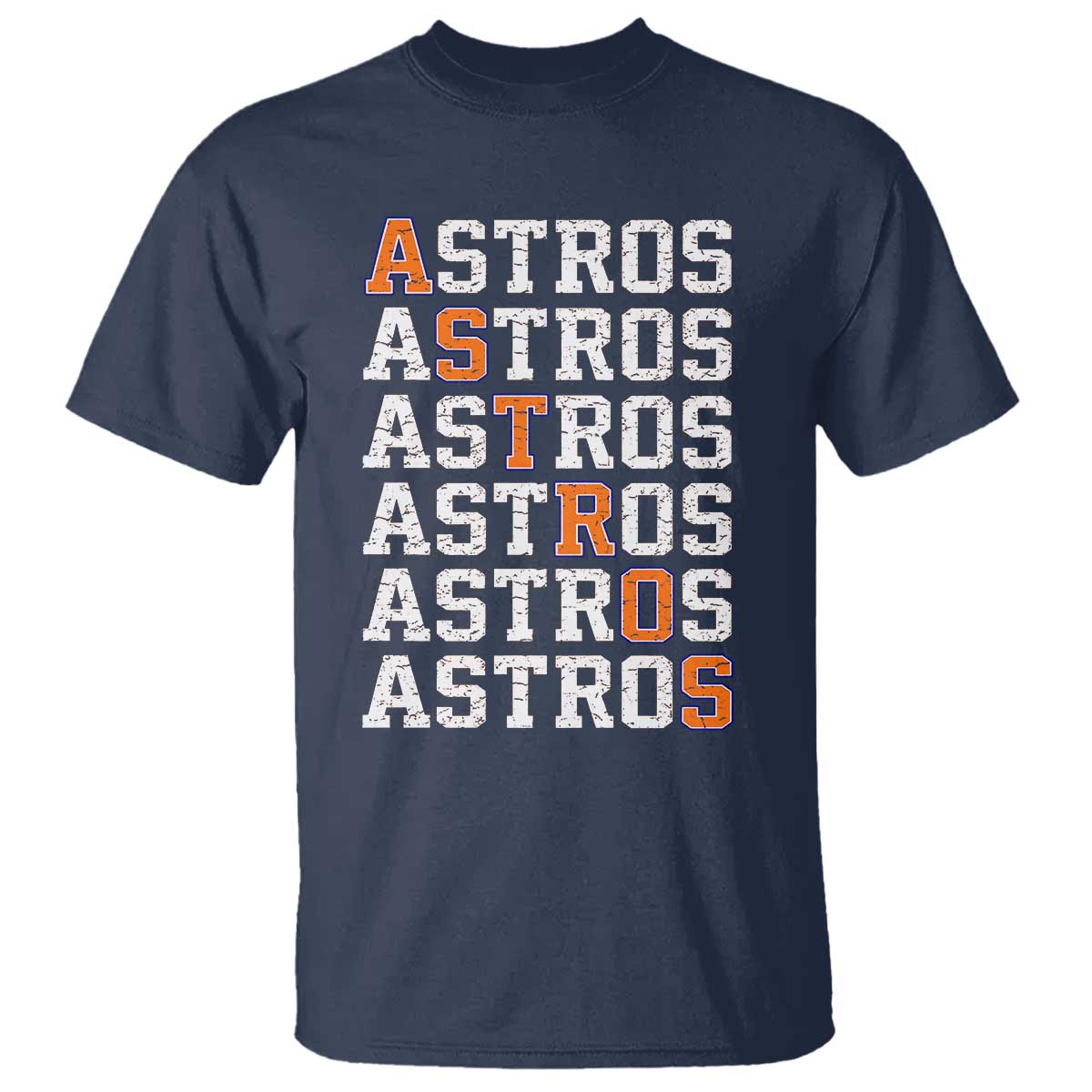 Vintage Astro Last Name T Shirt Retro Baseball Fans Sports Style TS10 Navy Print Your Wear