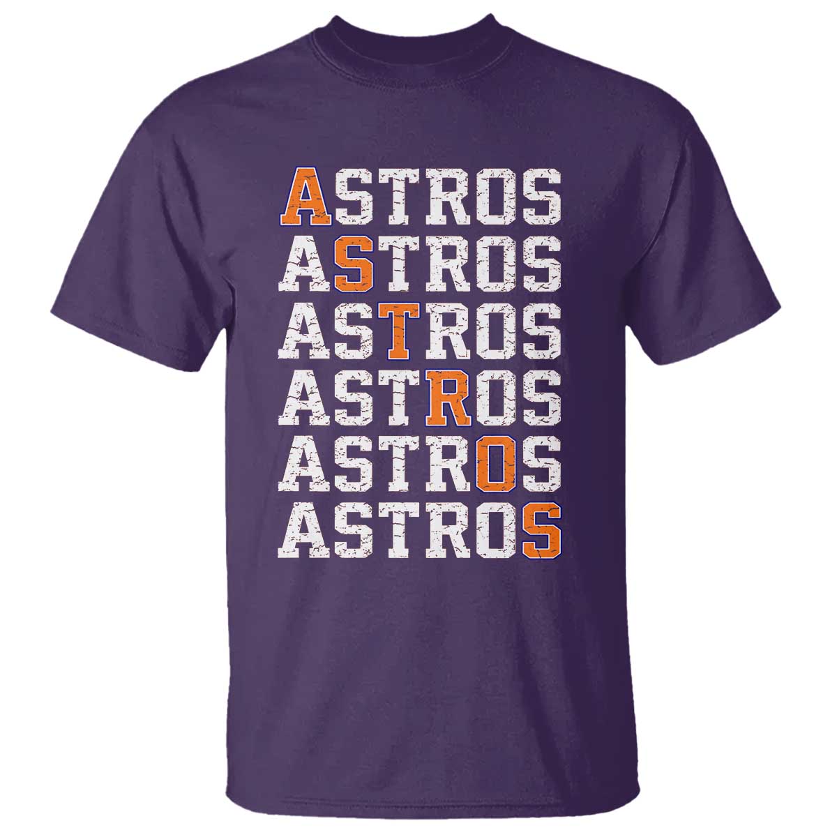 Vintage Astro Last Name T Shirt Retro Baseball Fans Sports Style TS10 Purple Print Your Wear