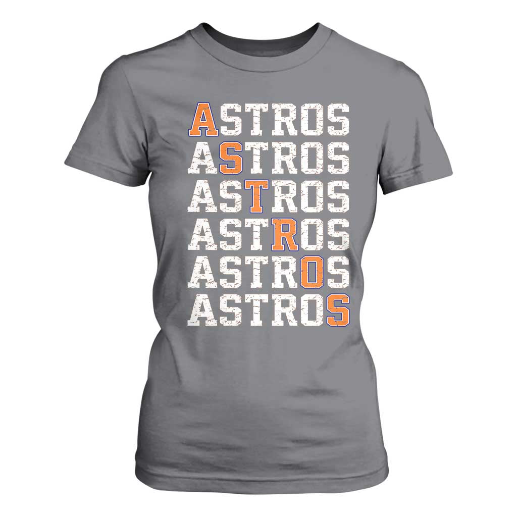Vintage Astro Last Name T Shirt For Women Retro Baseball Fans Sports Style TS10 Charcoal Print Your Wear