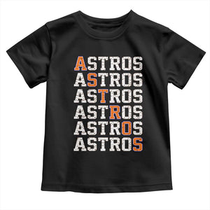 Vintage Astro Last Name Toddler T Shirt Retro Baseball Fans Sports Style TS10 Black Print Your Wear