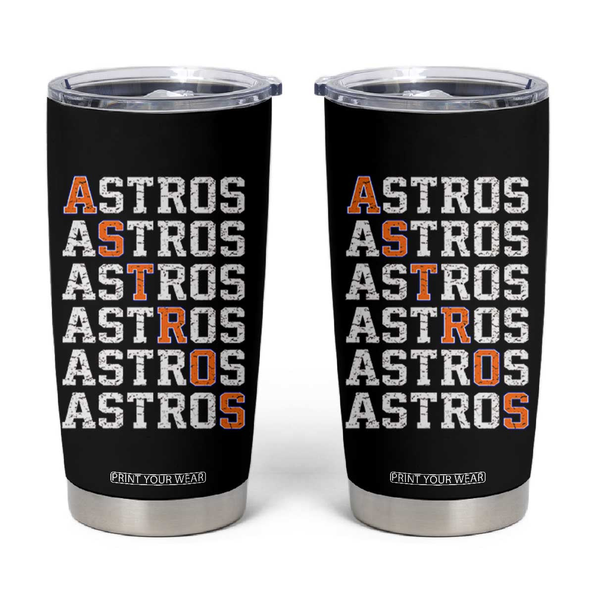 Vintage Astro Last Name Tumbler Cup Retro Baseball Fans Sports Style TS10 Black Print Your Wear