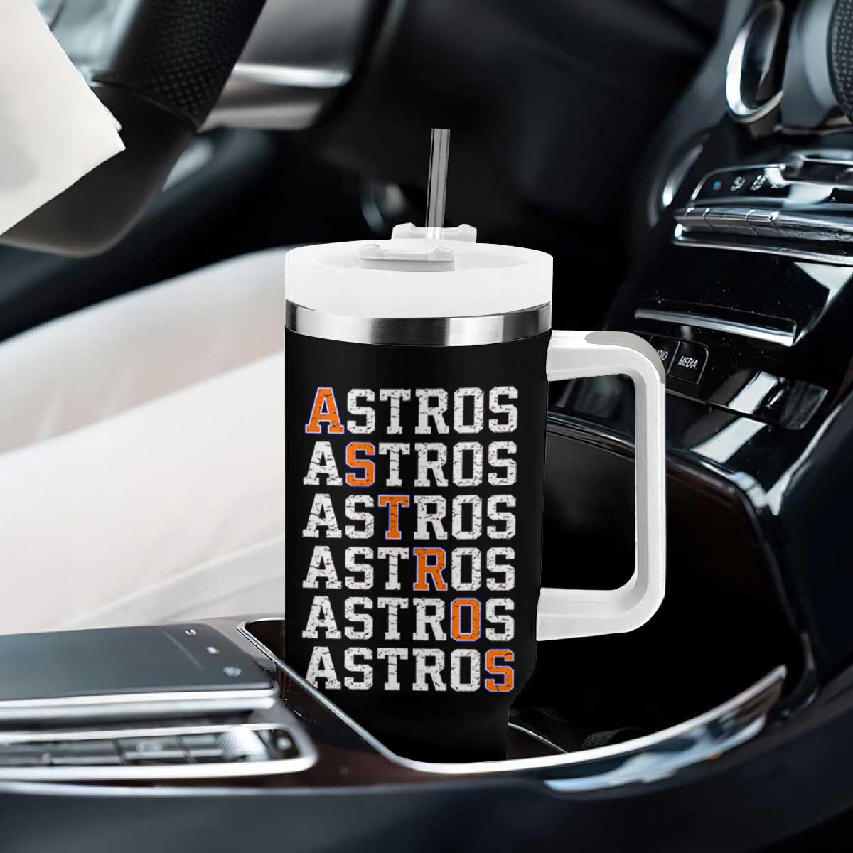 Vintage Astro Last Name Tumbler With Handle Retro Baseball Fans Sports Style TS10 Print Your Wear