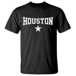 Vintage Houston T Shirt Retro Texas Throwback Athletic Sports Style 80s 90s TS10 Black Print Your Wear