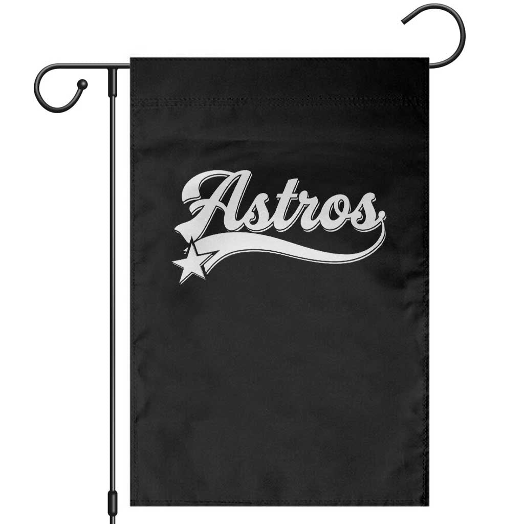 Vintage Astro Script Name Garden Flag Texas Vintage Sports Jersey Style 80s 90s TS10 Black Print Your Wear
