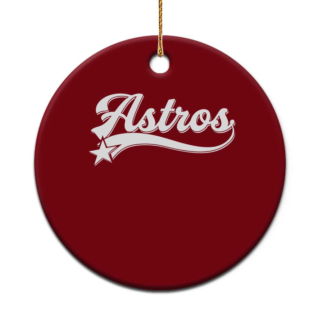 Vintage Astro Script Name Ceramic Ornament Texas Vintage Sports Jersey Style 80s 90s TS10 1pc Red Print Your Wear