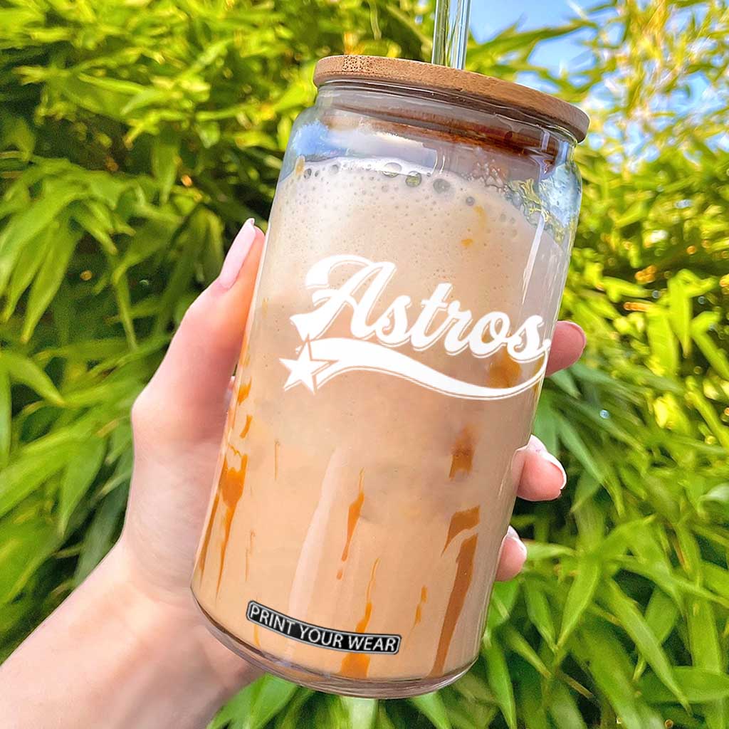 Vintage Astro Script Name Glass Can Texas Vintage Sports Jersey Style 80s 90s TS10 Black Print Your Wear