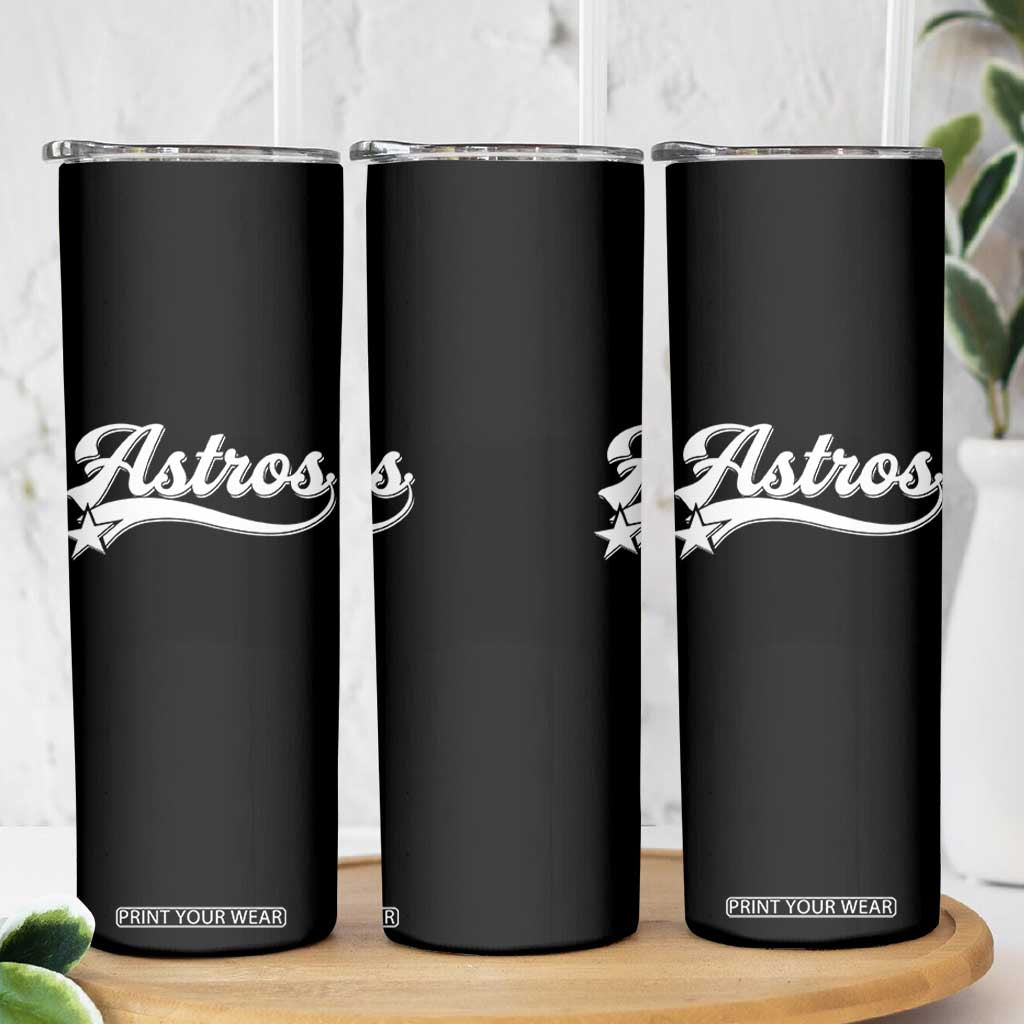 Vintage Astro Script Name Skinny Tumbler Texas Vintage Sports Jersey Style 80s 90s TS10 Print Your Wear
