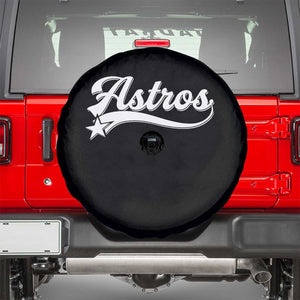 Vintage Astro Script Name Spare Tire Cover Texas Vintage Sports Jersey Style 80s 90s TS10 Black Print Your Wear
