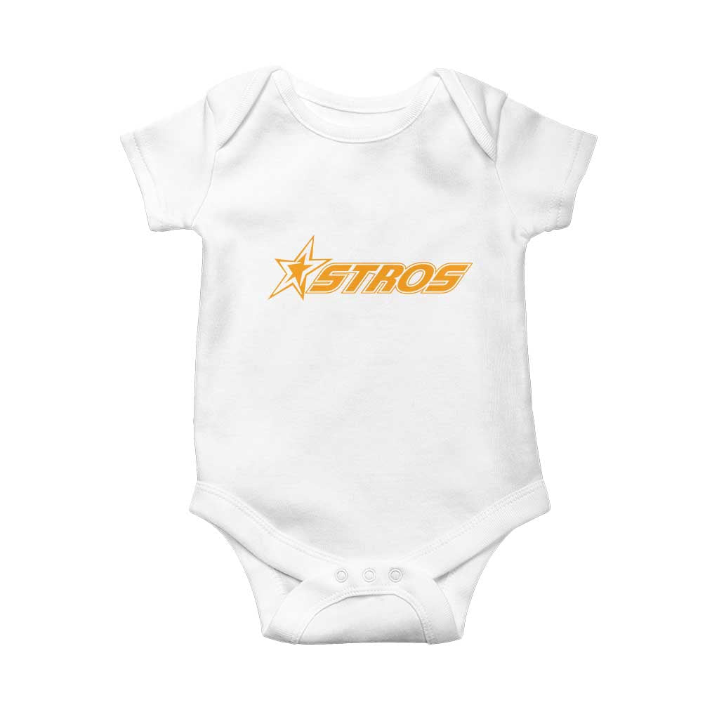 Vintage Astro Last Name Sports Style Baby Onesie Baseball Fan Graphic 80s 90s TS10 White Print Your Wear