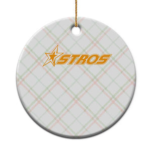 Vintage Astro Last Name Sports Style Ceramic Ornament Baseball Fan Graphic 80s 90s TS10 1pc Christmas Plaid Print Your Wear