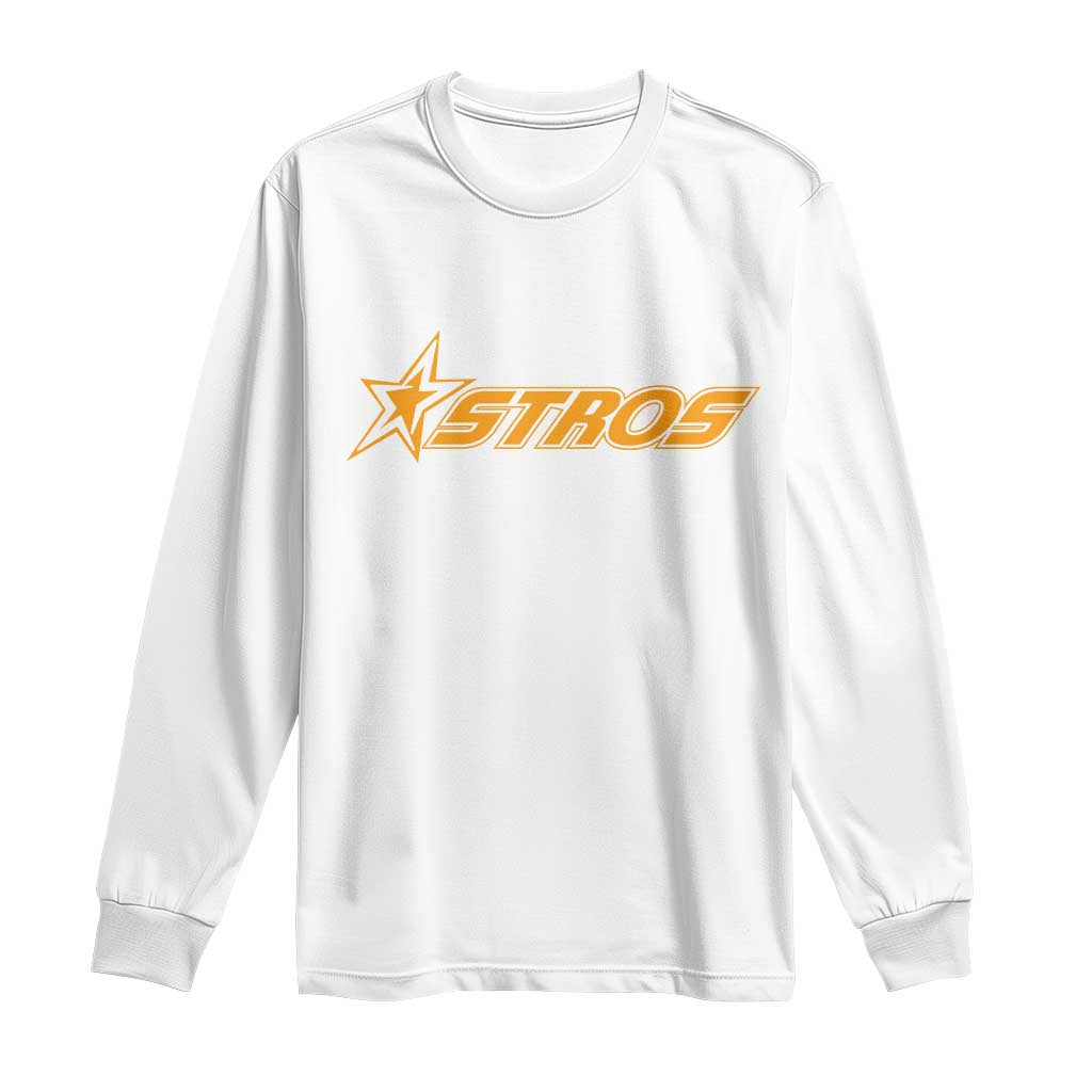 Vintage Astro Last Name Sports Style Long Sleeve Shirt Baseball Fan Graphic 80s 90s TS10 White Print Your Wear