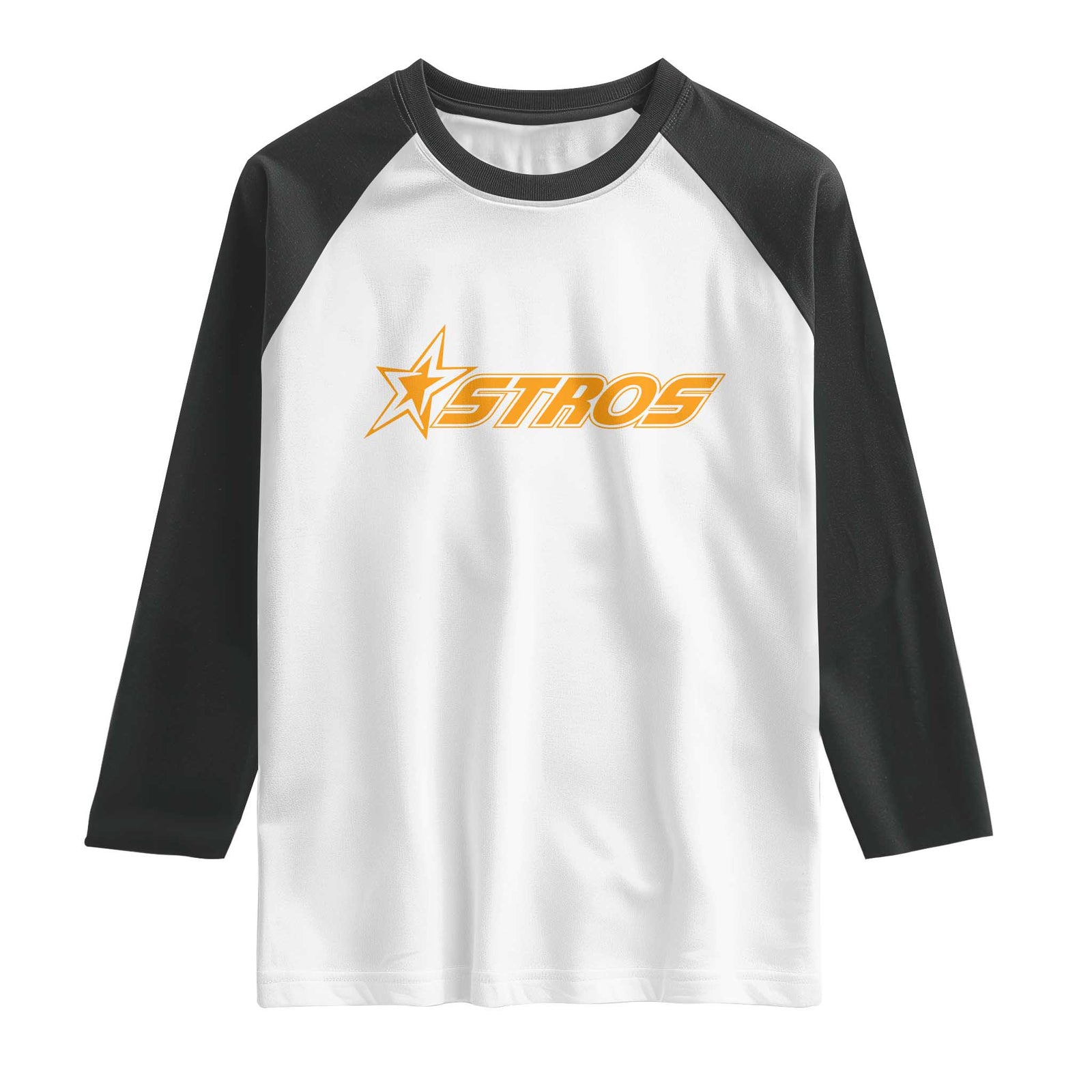 Vintage Astro Last Name Sports Style Raglan Shirt Baseball Fan Graphic 80s 90s TS10 White Black Print Your Wear