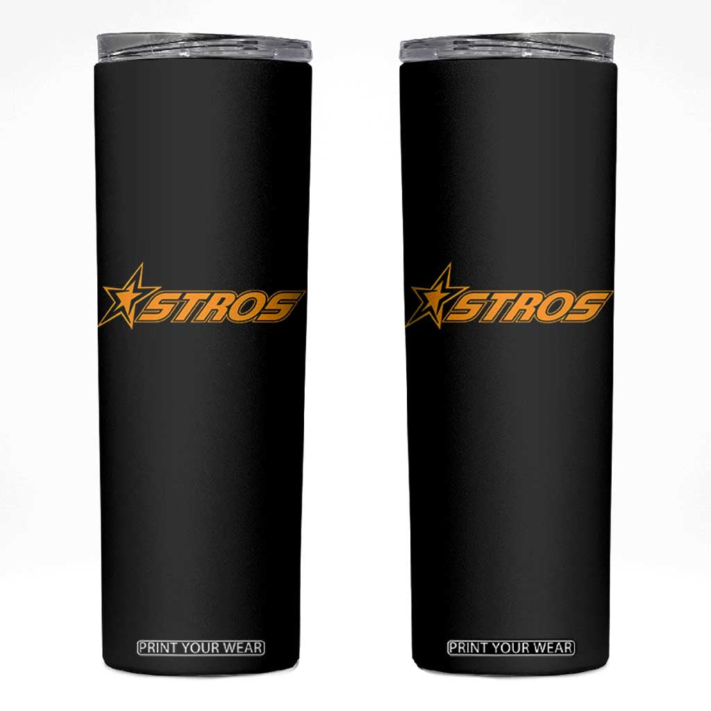 Vintage Astro Last Name Sports Style Skinny Tumbler Baseball Fan Graphic 80s 90s TS10 White Print Your Wear