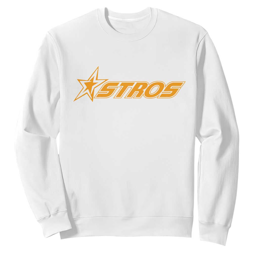 Vintage Astro Last Name Sports Style Sweatshirt Baseball Fan Graphic 80s 90s TS10 White Print Your Wear