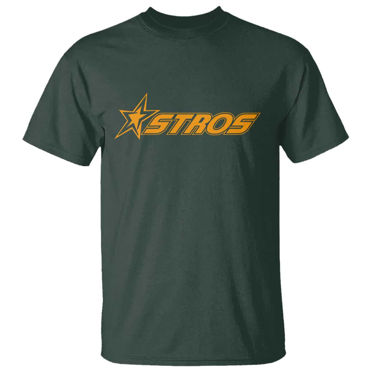 Vintage Astro Last Name Sports Style T Shirt Baseball Fan Graphic 80s 90s TS10 Dark Forest Green Print Your Wear