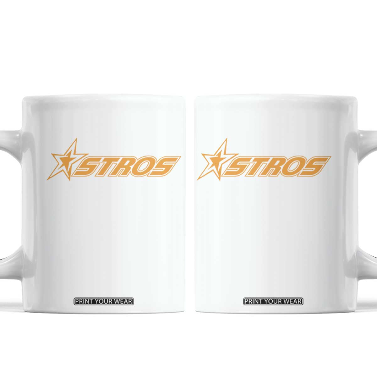 Vintage Astro Last Name Sports Style Coffee Mug Baseball Fan Graphic 80s 90s TS10 White Print Your Wear
