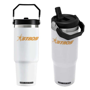 Vintage Astro Last Name Sports Style Flip Straw Tumbler Baseball Fan Graphic 80s 90s TS10 One Size: 30 oz White Print Your Wear