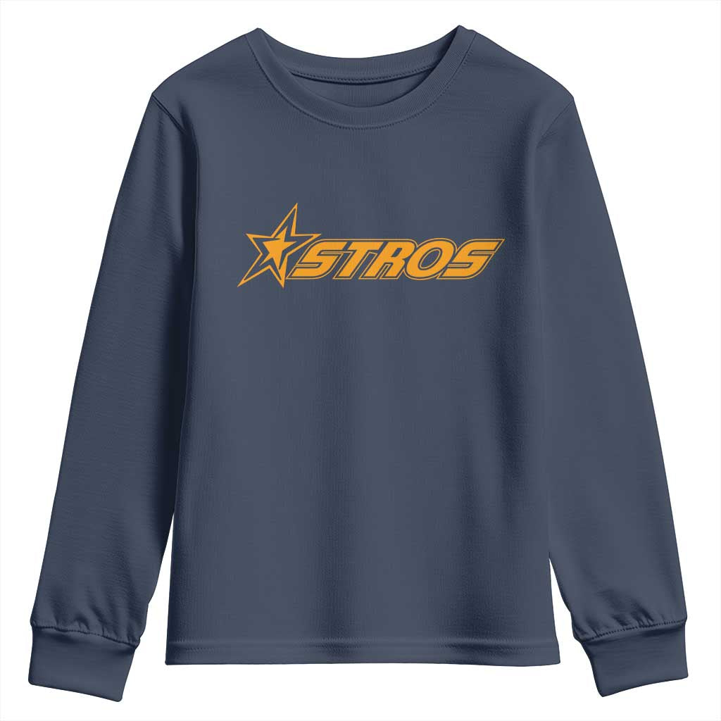 Vintage Astro Last Name Sports Style Youth Sweatshirt Baseball Fan Graphic 80s 90s TS10 Navy Print Your Wear