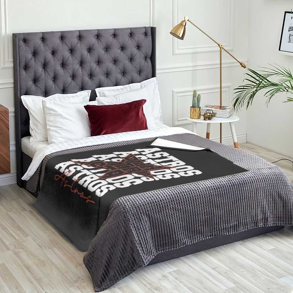 Vintage Astro Last Name Throw Blanket Baseball Fan Graphic TS10 Print Your Wear