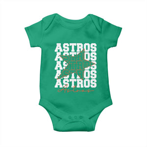 Vintage Astro Last Name Baby Onesie Baseball Fan Graphic TS10 Irish Green Print Your Wear