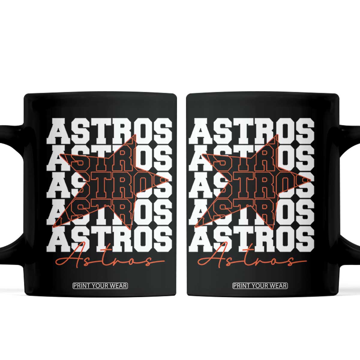 Vintage Astro Last Name Coffee Mug Baseball Fan Graphic TS10 Black Print Your Wear