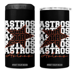 Vintage Astro Last Name 4 in 1 Can Cooler Tumbler Baseball Fan Graphic TS10 One Size: 16 oz Black Print Your Wear