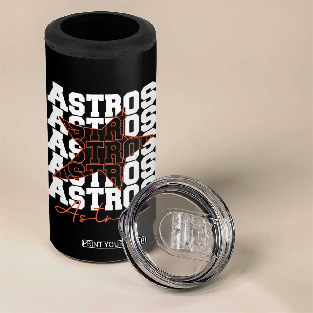 Vintage Astro Last Name 4 in 1 Can Cooler Tumbler Baseball Fan Graphic TS10 Print Your Wear