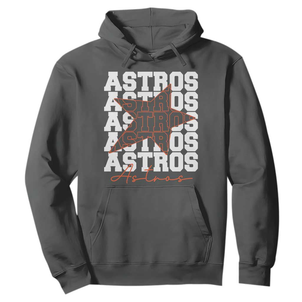 Vintage Astro Last Name Hoodie Baseball Fan Graphic TS10 Dark Heather Print Your Wear