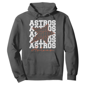 Vintage Astro Last Name Hoodie Baseball Fan Graphic TS10 Dark Heather Print Your Wear
