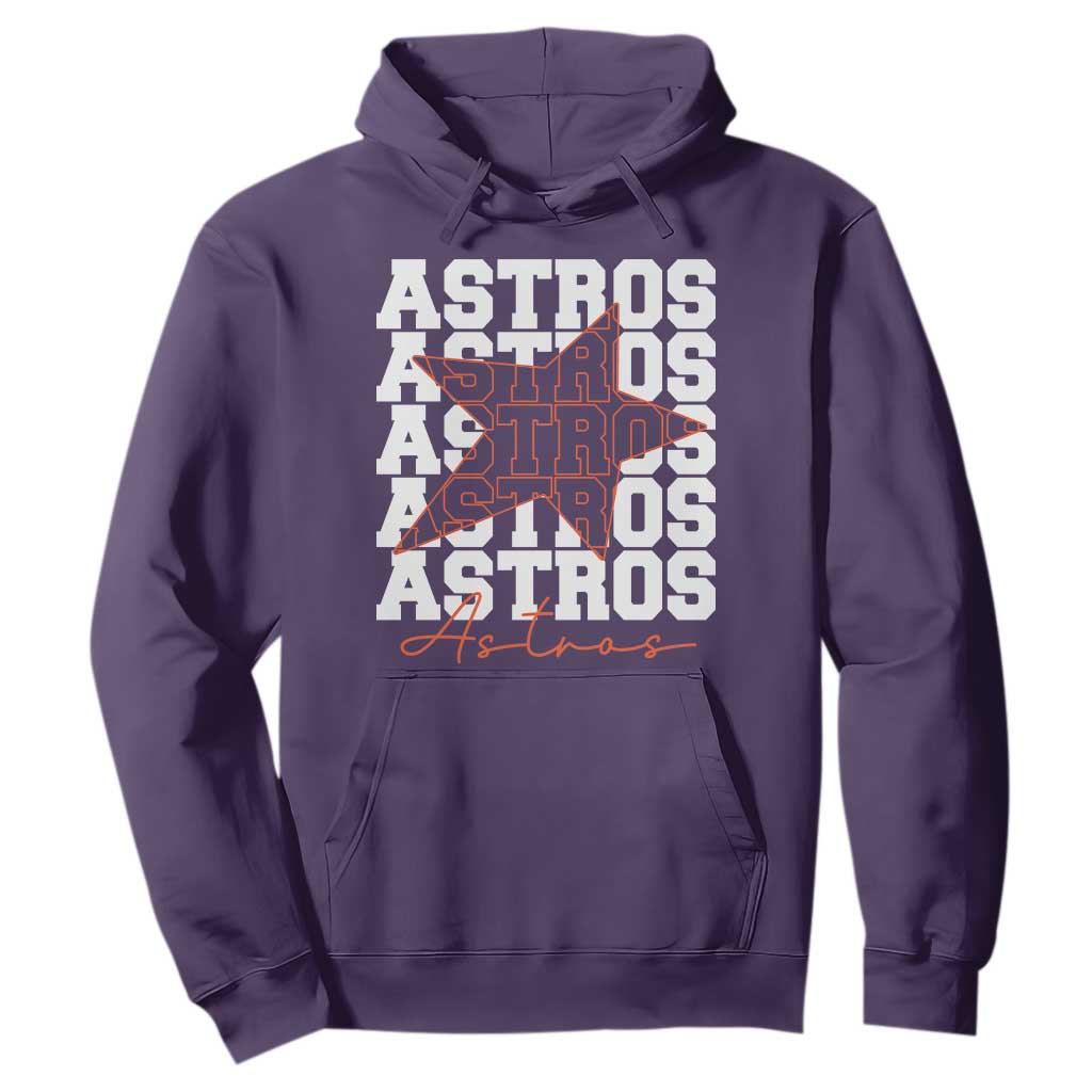 Vintage Astro Last Name Hoodie Baseball Fan Graphic TS10 Purple Print Your Wear
