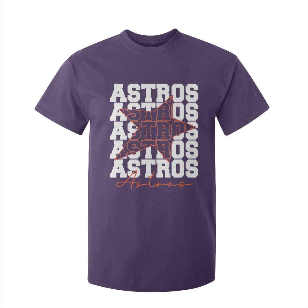 Vintage Astro Last Name T Shirt For Kid Baseball Fan Graphic TS10 Purple Print Your Wear