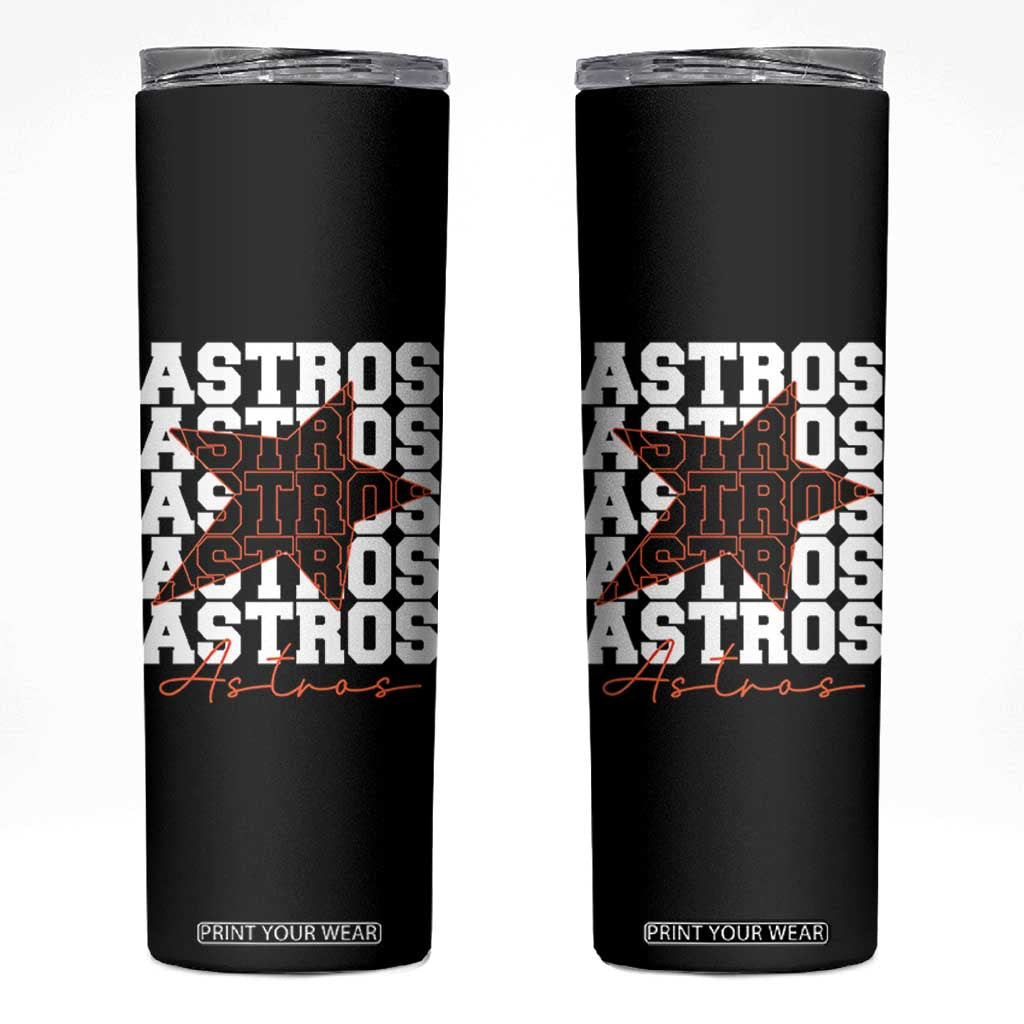 Vintage Astro Last Name Skinny Tumbler Baseball Fan Graphic TS10 Black Print Your Wear