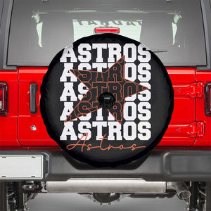 Vintage Astro Last Name Spare Tire Cover Baseball Fan Graphic TS10 Black Print Your Wear