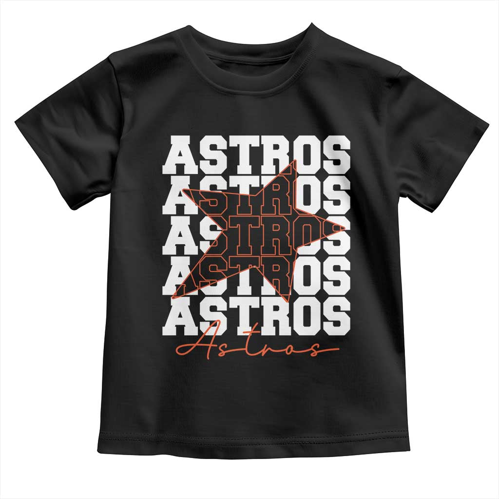 Vintage Astro Last Name Toddler T Shirt Baseball Fan Graphic TS10 Black Print Your Wear