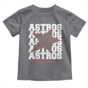 Vintage Astro Last Name Toddler T Shirt Baseball Fan Graphic TS10 Charcoal Print Your Wear