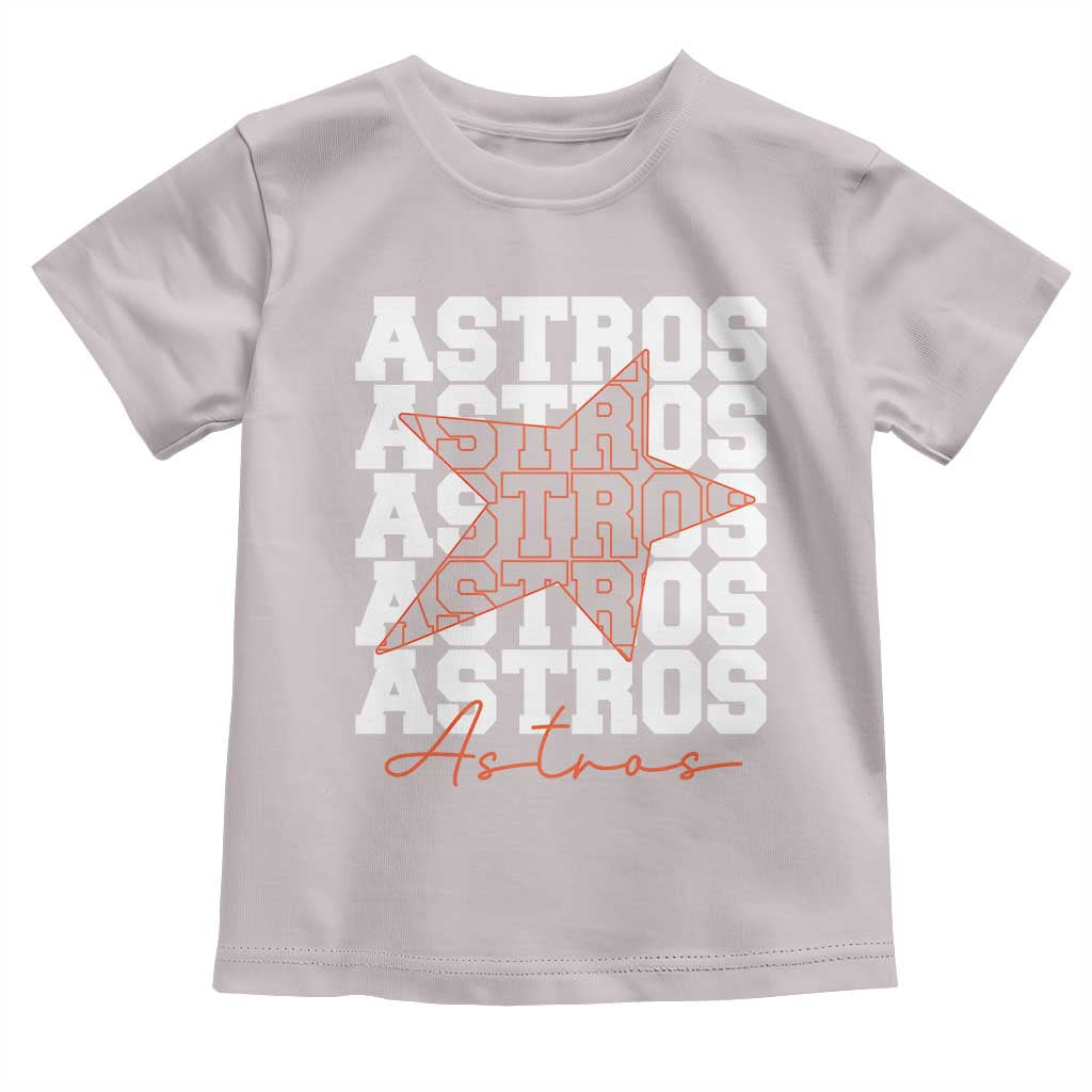 Vintage Astro Last Name Toddler T Shirt Baseball Fan Graphic TS10 Ice Gray Print Your Wear