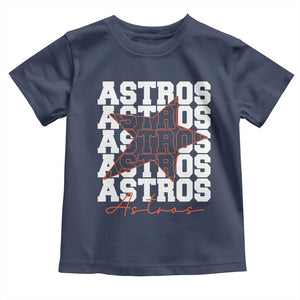 Vintage Astro Last Name Toddler T Shirt Baseball Fan Graphic TS10 Navy Print Your Wear