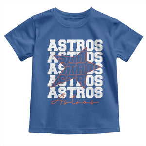 Vintage Astro Last Name Toddler T Shirt Baseball Fan Graphic TS10 Royal Blue Print Your Wear