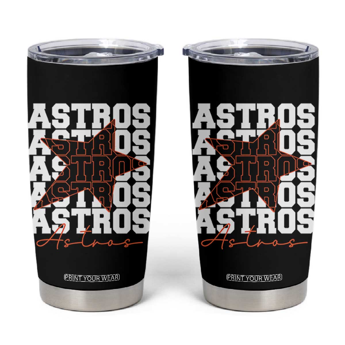 Vintage Astro Last Name Tumbler Cup Baseball Fan Graphic TS10 Black Print Your Wear