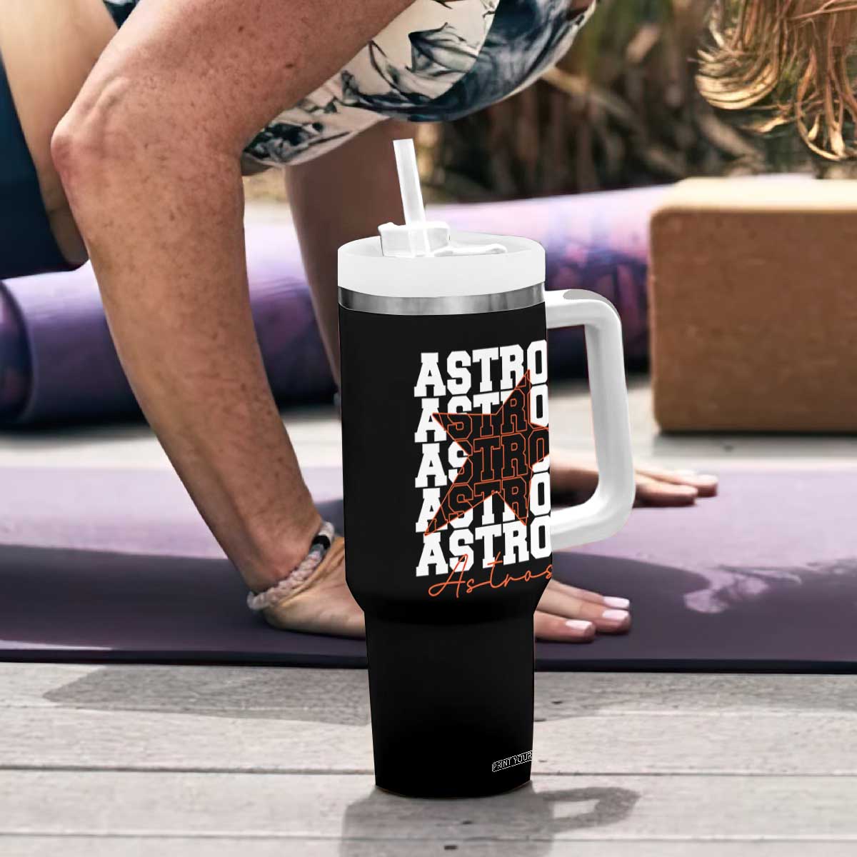 Vintage Astro Last Name Tumbler With Handle Baseball Fan Graphic TS10 Print Your Wear