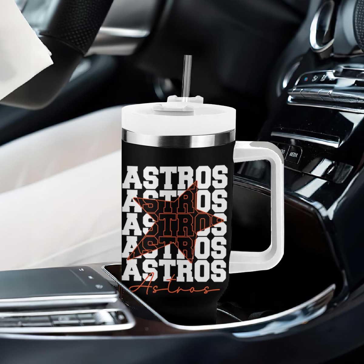 Vintage Astro Last Name Tumbler With Handle Baseball Fan Graphic TS10 Print Your Wear