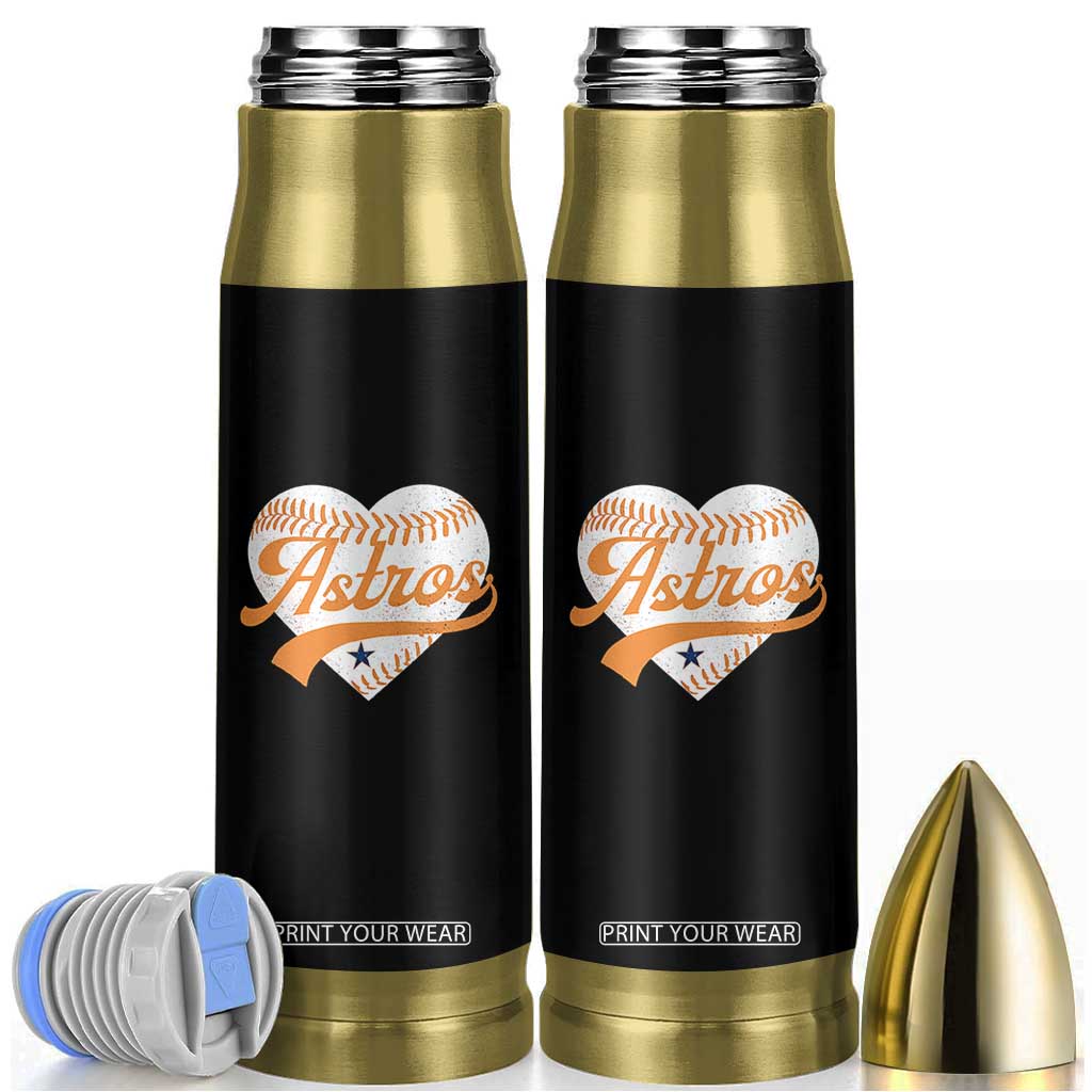Retro Astro Script Name Bullet Tumbler Baseball Heart Vintage Sports Fans TS10 Black Print Your Wear