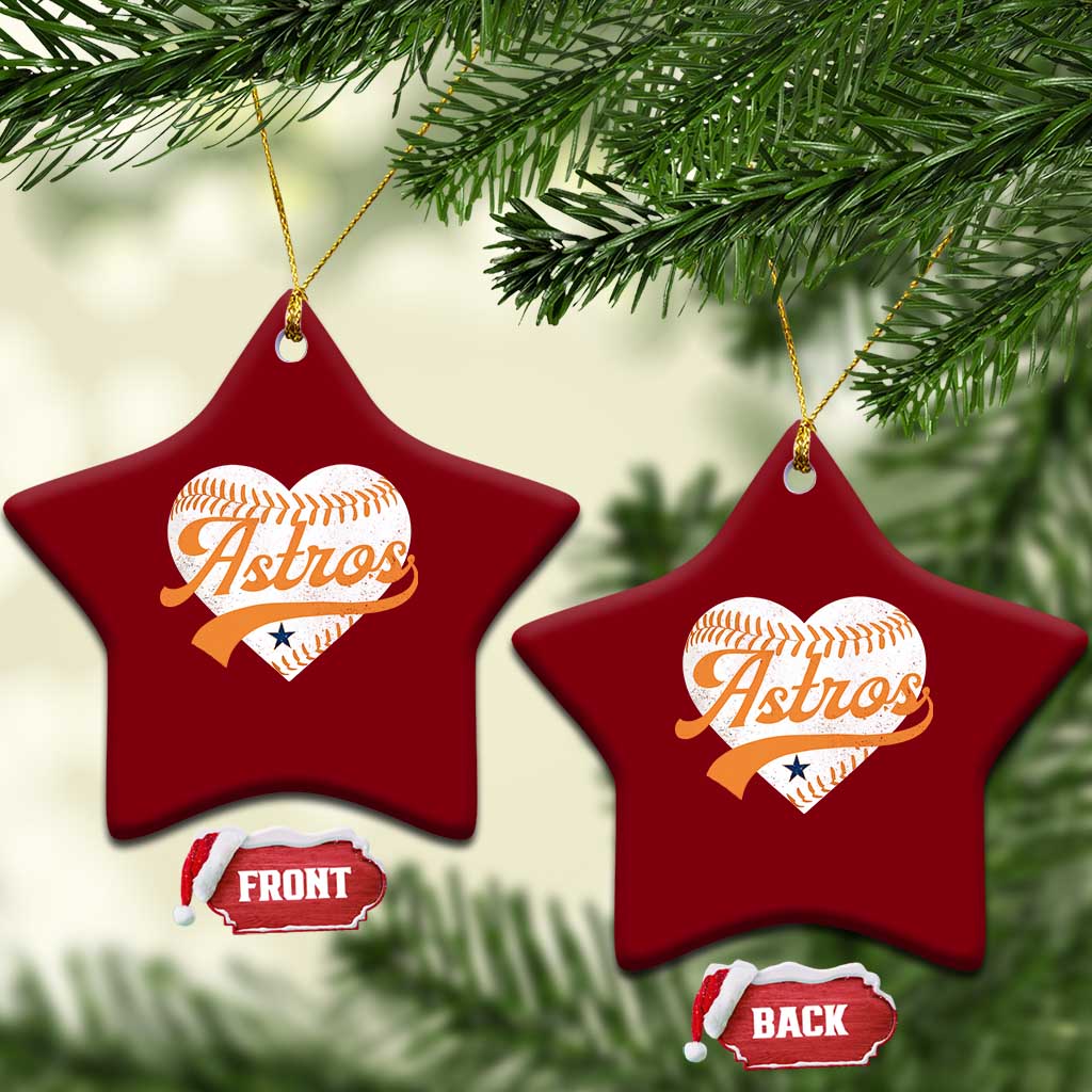 Retro Astro Script Name Ceramic Ornament Baseball Heart Vintage Sports Fans TS10 Print Your Wear