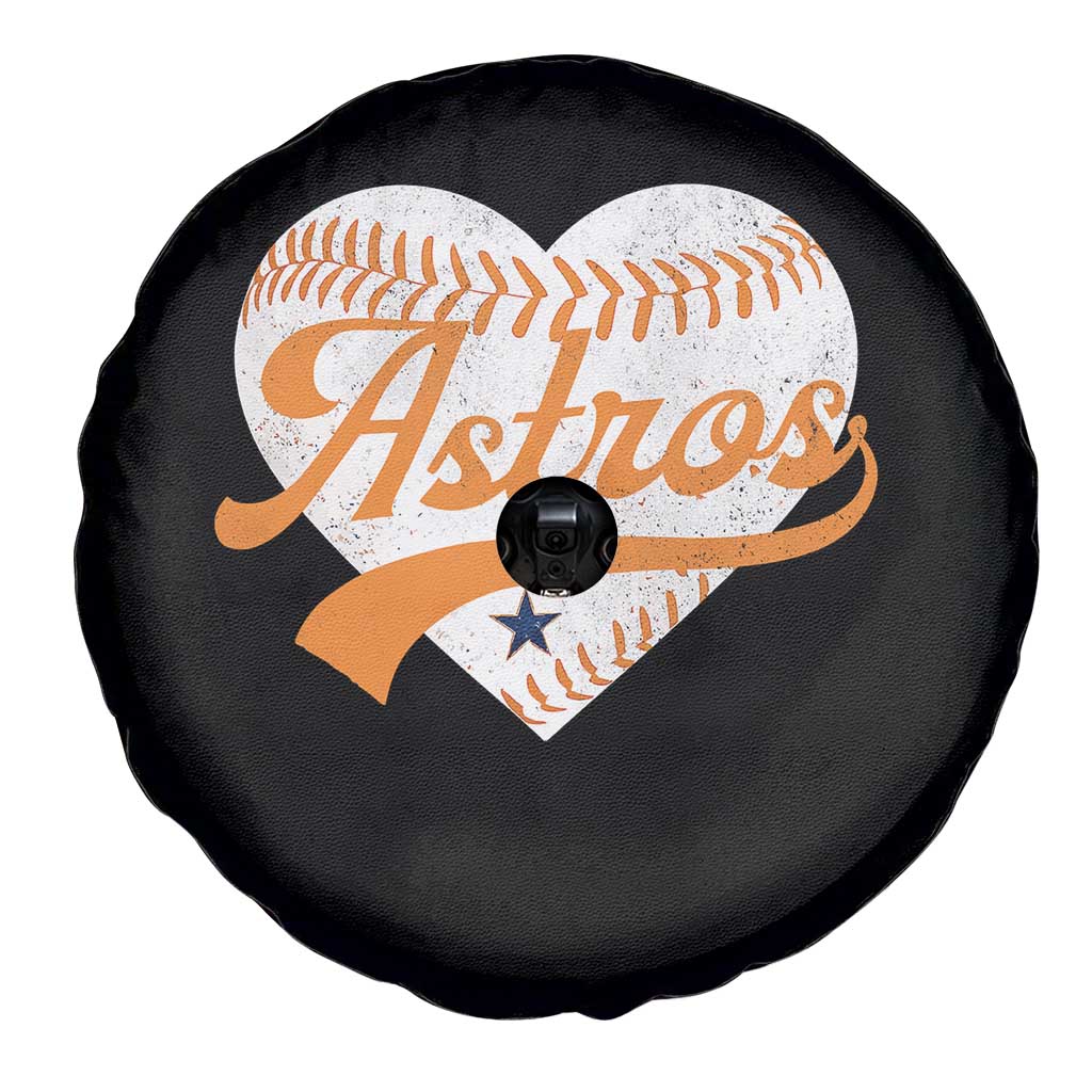 Retro Astro Script Name Spare Tire Cover Baseball Heart Vintage Sports Fans TS10 Print Your Wear