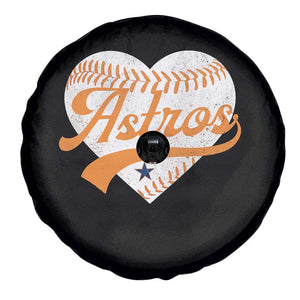 Retro Astro Script Name Spare Tire Cover Baseball Heart Vintage Sports Fans TS10 Print Your Wear