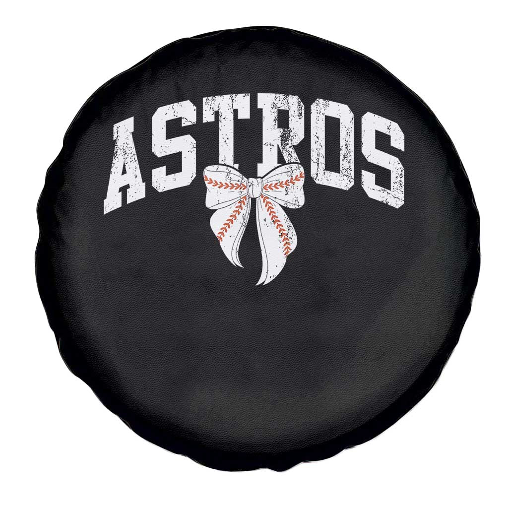 Retro Astro Varsity Name Spare Tire Cover Baseball Coquette Bow TS10 Print Your Wear