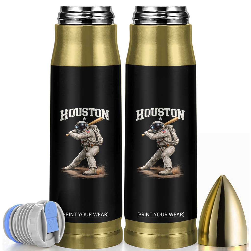 Houston Astronaut Baseball Player Bullet Tumbler Clutch City TS10 Black Print Your Wear