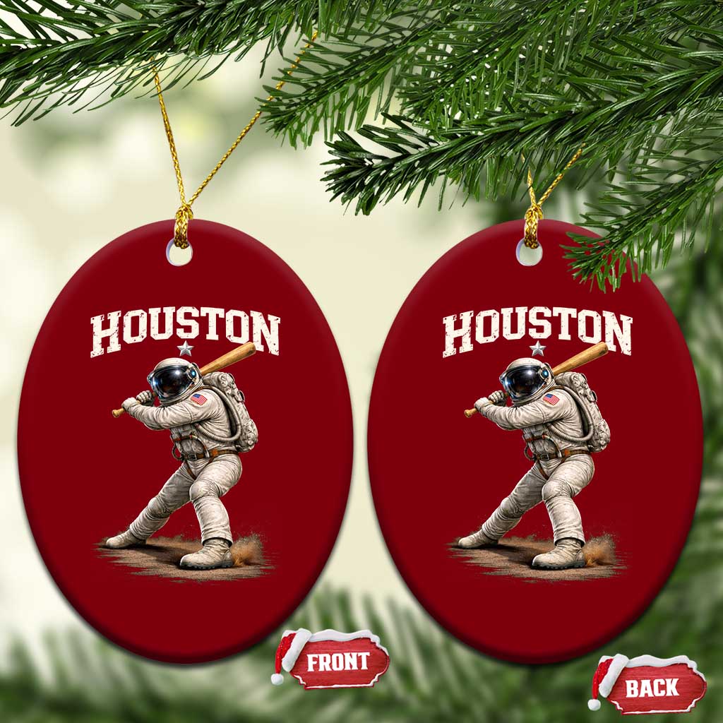 Houston Astronaut Baseball Player Ceramic Ornament Clutch City TS10 Print Your Wear