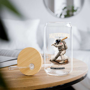 Houston Astronaut Baseball Player Glass Can Clutch City TS10 Print Your Wear