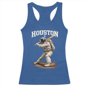Houston Astronaut Baseball Player Racerback Tank Top Clutch City TS10 Royal Blue Print Your Wear